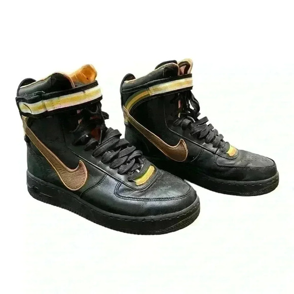 Nike Air Force 1 Mid x Riccardo Tisci Black 2014 Rare  / Collector - Picture 1 of 9